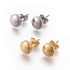 304 Stainless Steel Stud Earrings X-EJEW-I235-08-1