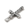 Non-Tarnish 316 Surgical Stainless Steel Pendants STAS-I195-06P-2