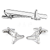 Alloy Cufflinks & Tie Clips Sets AJEW-WH0886-09B-1