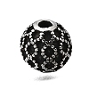 Engraved 304 Stainless Steel Beads STAS-H263-17AS-10-1