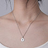 201 Stainless Steel Cross Pendant Necklace NJEW-OY001-12-2