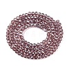 Electroplate Glass Beads Strands EGLA-A044-T2mm-A07-3