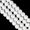 GOMAKERER 2 Strands Synthetic Moonstone Beads Strands G-GO0001-25A-4