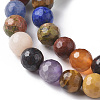 Natural Mixed Gemstone Beads Strands G-F668-28-8mm-3