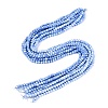Anti-Tarnish Electroplate Glass Beads Strands EGLA-ZX010-4mm-09-3