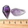 Natural Amethyst Pendants G-G052-A01-3