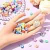 100Pcs 2 Styles Handmade Polymer Clay Beads CLAY-YW0002-39-4