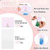 100Pcs Rectangle Clear Polypropylene Cellophane Bags CDIS-TA0001-40B-5