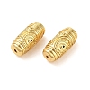 Brass Micro Pave Cubic Zirconia Beads KK-K384-01G-2