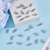 100Pcs Brass Cord End FIND-ME0004-32-4