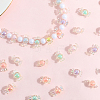 300Pcs 6 Colors Transparent Acrylic Beads TACR-PA0001-01-7