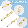 Unicraftale 18 Sets 2 Styles 304 Stainless Steel Lobster Claw Clasps STAS-UN0044-86-5