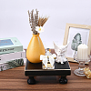 Wooden Soap Dish Tray Pedestal DJEW-WH0039-167-4