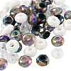 60Pcs 4 Colors Acrylic European Beads SACR-TA0001-80-3