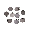 Brass Stamping Blank Tag Charms KK-C3050-B-NF-1