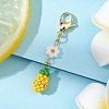 5Pcs Glass Seed Beaded Fruits Pendant Decorations HJEW-MZ00151-4