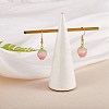 3D Resin Flower Dangle Earrings EJEW-SW00019-04-4