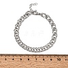 6.5MM 304 Stainless Steel Double Link Chain Bracelets for Women Men SA-CBA37BC-21P-5
