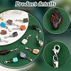 Gemstone Nuggets Pendant Decoration HJEW-AB00382-4