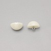 1-Hole Plastic Buttons BUTT-WH0022-06H-1
