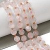 Natural Rose Quartz Beads Strands G-K387-A08-02-1