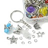 Alloy with Transparent Acrylic Pendants FIND-FS0002-33-3