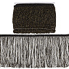 Polyester Tassel Lace Trim SRIB-WH0011-251A-01-1