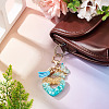 Heart with Butterfly Resin Keychains KEYC-TADJ0001-01B-4