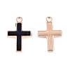 Alloy Enamel Pendants PALLOY-P118-29B-2