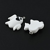 Halloween Themed Opaque Resin Pendants RESI-CJC0006-028C-1