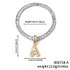 Fashionable Brass Micro Pave Clear Cubic Zirconia Charm Bracelets AF9298-1-1