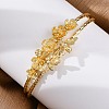 Brass Cuff Bangles BJEW-U025-01G-02-3