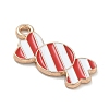 Christmas Theme Alloy Enamel Pendants ENAM-K074-02A-01-2