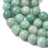 Natural Amazonite Beads Strands G-F461-12-8mm-01AB-3