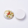 Printed Resin Cabochons GGLA-K003-25m-3