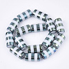 Electroplate Glass Beads Strands EGLA-S177-04C-2