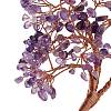 Natural Amethyst & Green Aventurine Tree Display Decoration DJEW-G027-04RG-01-3