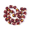 Handmade Lampwork Bumpy Beads LAMP-T022-06D-2