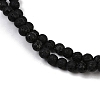 Synthetic Lava Rock Beads Strands G-S397-D01-6mm-3