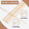 Olycraft 42Pcs 8 Styles Wood Sticks DIY-OC0012-45-4