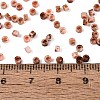 Opaque Picasso Cylinder Glass Beads SEED-Q039-06A-05-4