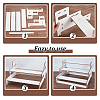 3-Tiers Wood Semicircle Dessert Display Risers ODIS-WH0030-183B-4