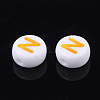 Initial Acrylic Beads OACR-E001-20N-2