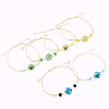 6Pcs 6 Styles Glass Bead Braided Bead Bracelets BJEW-TA0001-21-2