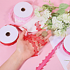 3 Rolls 3 Colors Heart Valentine's Day Polyester Lace Trim OCOR-FG0002-74-3