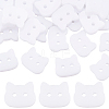 60Pcs Acrylic Buttons BUTT-PH0001-59C-01-7