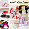 1Roll Solid Color Organza Ribbons ORIB-CY0001-03D-5