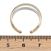 304 Stainless Steel Adjustable Open Cuff Rings for Women RJEW-K301-05GP-5