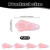 4Pcs Acrylic Alligator Hair Clips OHAR-LP0002-17A-2