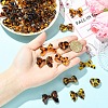 30Pcs 5 Styles Printed Transparent Acrylic Beads TACR-YW0003-46-5